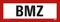 Aufkleber BMZ Brandmeldezentrale selbstklebende Folie nach DIN 14406