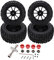 VGEBY RC Autoreifen,4PCS RC Felge Gummireifen Kunststoff mit 10 Speichen Set für Monster Trunk 1/8 1/10 RC Car Touring Car Reifen Automodell Spielzeug