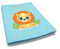 Protège carnet de santé personnalisé, idée cadeau personnalisable bébé, cadeau naissance original, Couverture Bleu Ciel Lion Jungle - CL0009b