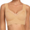 WOWENY Soft BH Ohne Bügel Vollschalen BH Damen Ohne Bügel mit Breiten Träger Schlaf Bustier Bralette Damen Komfort Weicher Klassischer BH Unterwäsche Braun XXL