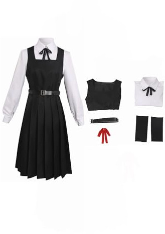 Alleyon Makima Chainsaw Cosplay Costume Power Mitaka Suit Anime Devil Outfit for Halloween