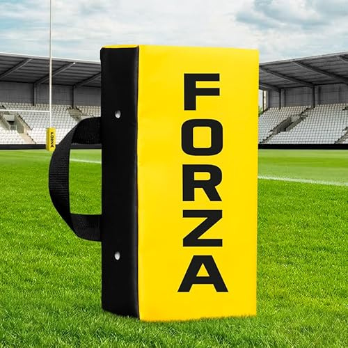 FORZA Bouclier de Contact & Poussée de Rugby [Junior/Sénior] | Sac de Plaquage pour Débutants | Extérieur en PVC Résistant aux Intempéries