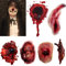 Halloween Temporäre Tätowierung Aufkleber, CARGEN Blutige Wunde Fake Blood Makeup Aufkleber 6 Blatt für Halloween Make Up Cosplay Party Narben Tattoo Maskerade Prank Prop Dekorationen Gesicht