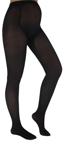 Franzoni Collant Maternité 50 Deniers, Collants Maternité pour la Grossesse, Couvrants avec Bande Ventrale, Fabriqués en Italie