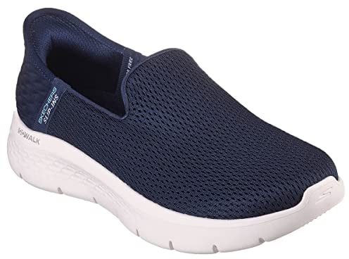 Skechers Hands Free Slip-ins Go Walk Damenschuhe mit Flex-Technologie, Marineblau, 38 EU Weit