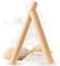 TIMELEOS Nudelholz Holz 2er Set 40cm & 30cm, robust und langlebig, Teigroller Holz aus Buchenholz, Ohne Griff, Antihaft, Leicht zu Reinigen, Wellholz Teigroller, Teigrolle