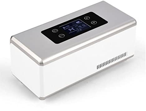 Refrigerador de Coche Insulina Refrigerador portátil Coche Refrigerado Eléctrico Auto Refrigerador Viaje al Aire Libre Mini Nevera Insulina Caja de Medicina portátil para autocara