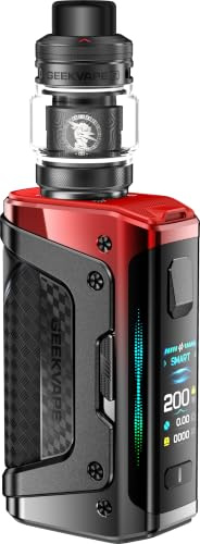 GEEKVAPE Aegis Legend 5 Kit | 200W Aegis Legend 5 TC Box Mod + 7ml GeekVape Z Sub Ohm Tank 5 (Z0.2 XM + 0.4 XM Boost Coil), Sans nicotine,San Batterie