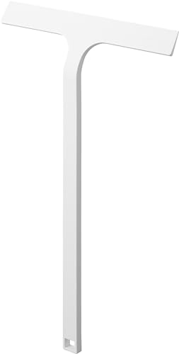Yamazaki 2005 Tower Magnetischer Duschabzieher, weiß, Silikon/Nylon/Magnet, minimalistisch, 31 x 4.5 x 50 cm
