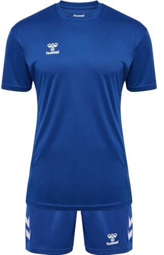 hummel Trikot Set Weiß blau, M Herren