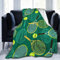 TORR Fleece-Überwurfdecke für Tennisschläger und Bälle, weiche Flanelldecke, Dekoration für Couch, Sofa, Geschenke, 127 x 101 cm