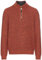 camel active Herren Stricktroyer aus Baumwollmix Rot-Orange, menswear-3XL