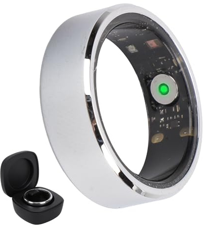 Smart Ring, Smart Ringe für Männer und Frauen, Gesundheits-Tracker-Ring Zur Überwachung von Fitness, Schlaf und Herzfrequenz, Fitness-Ring mit 7 Tagen Akkulaufzeit, Wasserdicht,
