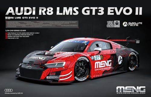 Meng - 1/24 Audi R8 LMS GT3 EVO II - Plastik-Modellbau - Maßstab: 1:24