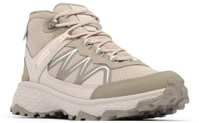 Columbia Damen Peakfreak Rush Mid Outdry Stiefel, Weiches Taupe/Weiß Pfirsich, 8.5