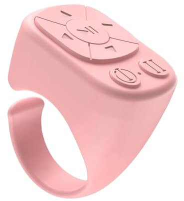 Nero/Rosa Page Turner Pedal Senza Fili Bluetooth Telecomando Con Punta Dita Auto Scatto Desktop Telecomando Programmabile Telecomando Anziani Telecomando Vocale Telecomando Telecomando Telecomando