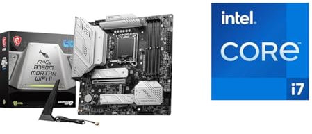 MSI MAG B760M MORTAR WIFI II Scheda Madre + Intel Core i7-14700KF processore desktop 20 cores