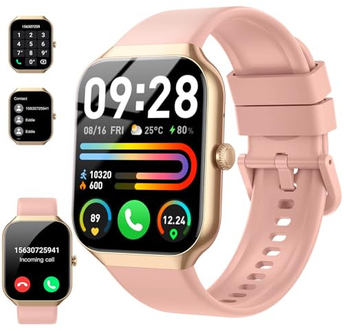 Motast Montre connectée pour homme, femme, montre connectée avec Effettue/Réponse
