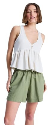 Roxy Lekeitio Break - Strand-Shorts mit elastischem Bund - Frauen - M - Grün.