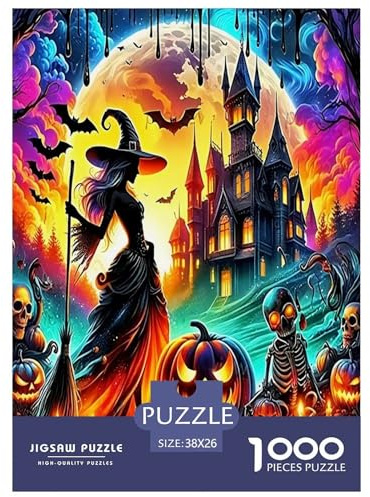 Fantasie Nacht Szene Puzzles 1000 Teile Schwer Puzzle Spielzeug Lernspiel Impossible Herausforderung Spielzeug Für Erwachsene Und Kinder Ab 12 Jahren 38x26cm/1000pcs