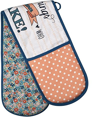 Premier Pretty Things Gant de Cuisine Double, Coton, Multicolore, 18 x 83 x 2 cm
