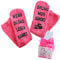 Schokoladen Geschenk für Frauen, Schoki Socken, WENN DU DAS LESEN KANNST BRING MIR Schoki, Geschenk zu Weihnachten, Geburtstag, Mama, Freundin (Rosa)