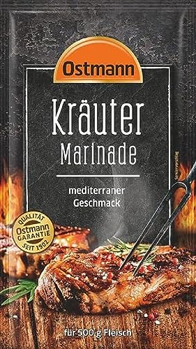 Ostmann Gewürze – Kräuter Marinade, flüssige Grillmarinade mit mediterraner Kräuter-Note, Gewürzmischung für 500 g Fleisch, ideal zum Grillen & Verfeinern von Speisen, 60 ml, 1 Stück (1er Pack)