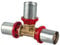 TDM 26er Pressfitting T-Stück 26 x 3,0mm für Rohr, Aluverbund- und Mehrschichtverbundrohr, DVGW geprüft, 26 x 26 x 26
