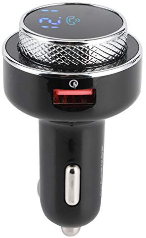 Yctze Car MP3 Bluetooth Reproductor de música Transmisor FM automático portátil QC3.0 Cargador rápido para automóvil