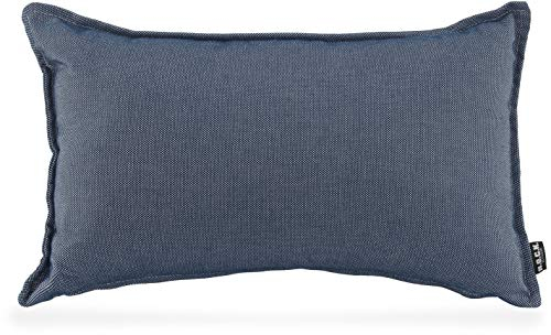 H.O.C.K. Caribe Outdoor Kissen inkl. Füllung 50x30cm wasserabweisend/lichtecht (6-7) für den Garten (50x30cm, Blau Marino)