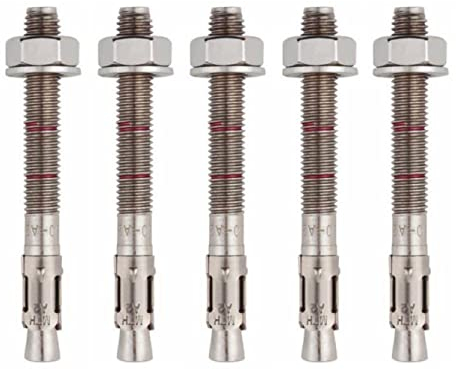 BATIFIX Schwerlastanker Edelstahl A2 V2A Bolzenanker mit ETA Zulassung Industriequalität Keilanker Stahlanker Dübel Blitzdübel Anker Schwerlastdübel (5, M8 x 75)