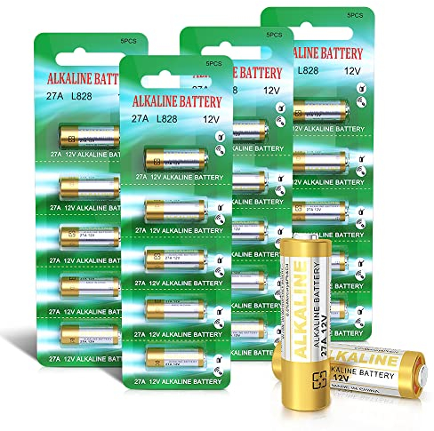 27 A, 12 V, batterie alcaline A27S, MN27, L828, A27, 12 V, 20 pezzi
