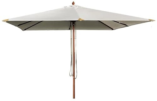 Gecko Jardin Parasol droit écru 3x3 m Pegasia