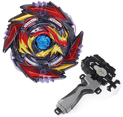 mlywd Gyros Toupies, Quadrive Metal Fusion avec Lanceur Starter Gyros de Combat Jouet Set B-170-01