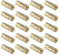 SG Store 20pcs M8 Bulloni di espansione con motivo a pressione interna in ottone tasselli di ancoraggio a parete hardware di fissaggio plug-in per ancoraggio in mattoni solidi in calcestruzzo