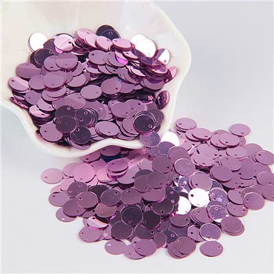 OWNPET Pailletten, 10 mm, 15 mm, 20 mm, PVC, flach, rund, lose Pailletten, Pailletten, Nähen, Hochzeit, Basteln, Frauen, DIY-Zubehör