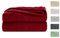 Komfortec Kuscheldecke Flauschig, Wohndecke, Fleecedecke, Oeko-TEX Zertifiziert, Superweich, 220x240 cm, 260 g/m², Bordeaux