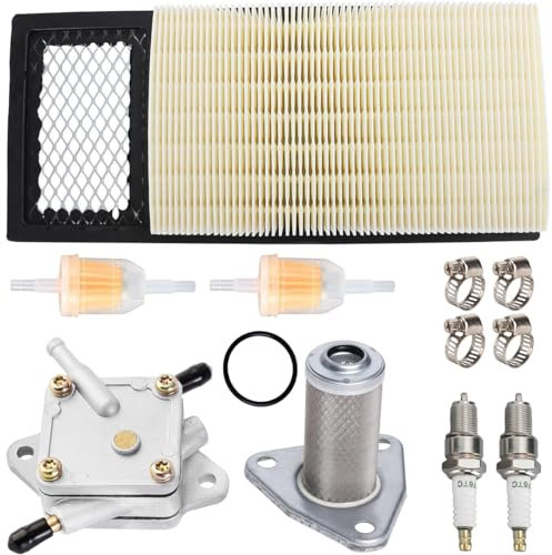 ZAMDOE 72368G01 Air Filter 26591G01 Oil Filter 72021-G01 Fuel Pump, for EZGO TXT Golf Cart & Medalist 2, 4, 5-Passenger Golf Vehicles 4 Cycle 295cc 350cc Engine Tune Up Kit Golf Cart Replacement Part