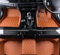 Fußmatten Auto Auto Fußmatten Für VW Für Sharan 7N 7seat 2010-2022 Auto Leder Boden Matte Teppiche Pad Innen Teile Auto Zubehör Gummifußmatten (Color : Braun, Größe : RHD)