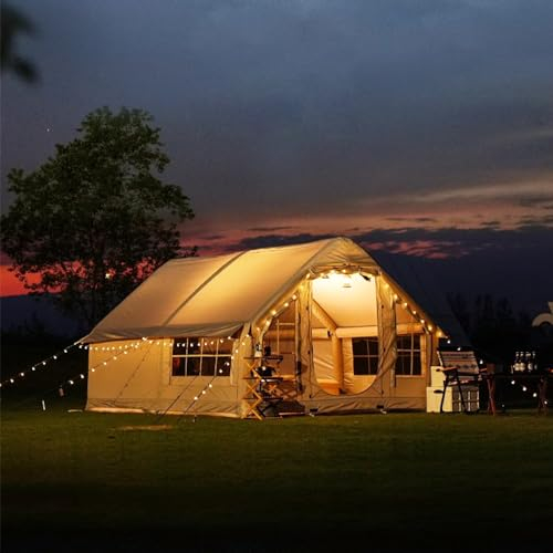 ZCBYBT Casa da Tenda da Campeggio Gonfiabile ad Aria 3-6 Persone 4 Tende da Esterno per Campeggio Esterno per Adulti