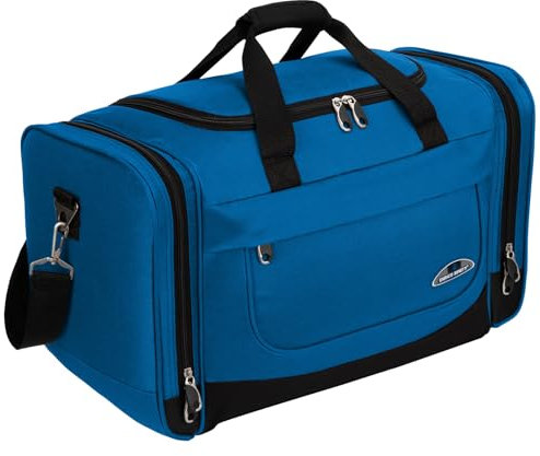 Sporttasche, Reisetasche und Fitnesstasche für Damen und Herren- Tainingstasche, Gym Bag (Sky-Blue)
