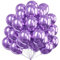 KOBOKO Luftballons Lila Metallic, 50 Stück 12 Zoll, Ballons für Geburtstag Mädchen, Deko Party, Helium Luftballon für Geburtstagsdeko, Hochzeit