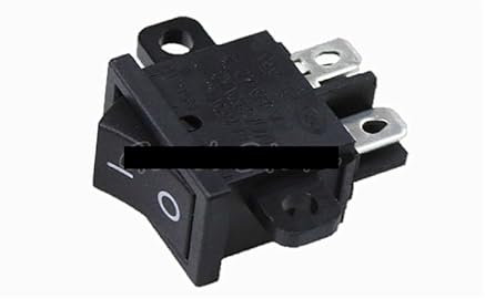 AUOQKQUT 1 STÜCKE RS601D 6A 4A 8A 125 V 250 V AC Schiffstyp Netzschalter KCD1-104 4 Pins EIN/AUS mit Festem Loch