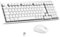 LeadsaiL Tastiera e Mouse Meccanica Wireless FA98, Basso Profilo Switch Rossi Tastiera senza Fili con ricevitore 2.4G, 96% Keyboard, 98 Tasti, Silenzioso, Italian QWERTY per PC Mac/Windows-Argento