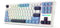 Redragon K728 PRO 80% Wireless Gasket RGB Gaming Keyboard, 3-Modes 87 Keys TKL Mechanical Keyboard w/Hot-Swap Socket, Mixed Color Keycaps & 5-Layer Noise Dampening, Custom Linear Switch