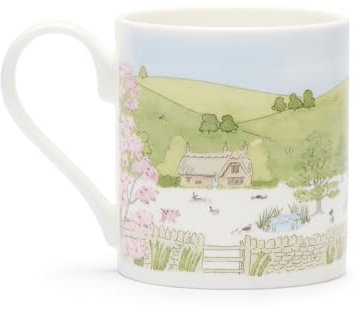 Sophie Allport Spring Cottage Scene Mug - Standard (275ml)