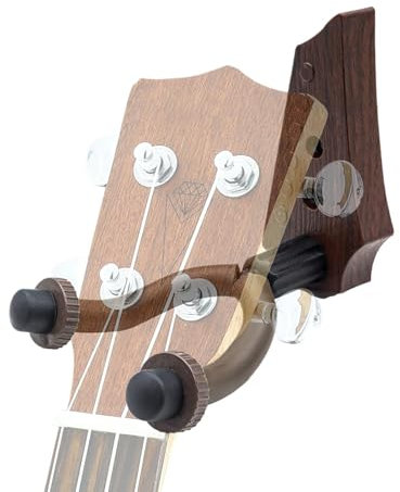 Nuyhgtr Guitar Wall Mount, U-Shaped Violin Wall Mount, Professional Holder, Ukulele Hanger, Banjo Rack for Acoustic and Electric Guitars, Sturdy ABS, Iron Pipe, and Rubber