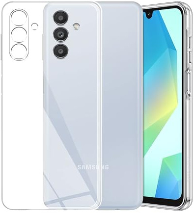 Compatible with Samsung Galaxy A16 Case, Crystal Clear for Samsung Galaxy A16 Mobile Phone Cover, Soft TPU Protective, Ultra [thin Slim Fit], Smartphone Coque For Samsung Galaxy A16 Phone Cover