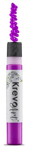 Krevo Art Hochwertige Kerzenmalstifte - Kerzenmalfarbe 30ml - Candle Pen für Kerzen - DIY Kerzen Dekorieren & Gestalten - Kerzenfarbe - Kerzenliner (Lila)