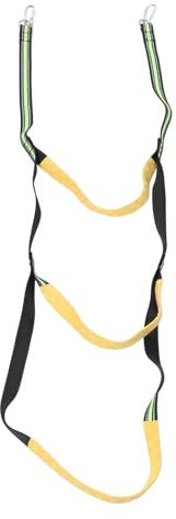 Fafeims Boots-Strickleiter, 3-stufige, Faltbare Badeleiter mit Rutschfesten Gummistufen, 180 Kg Tragkraft, Nylon-Edelstahl für das Not-Einsteigen in Schlauchboote, Kajaks und Kanus